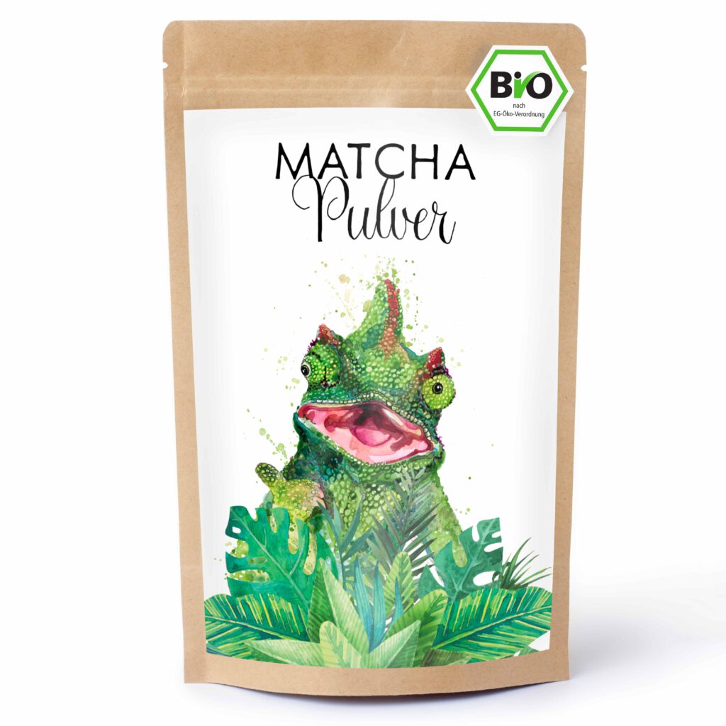 Matcha-Pulver Verpackung